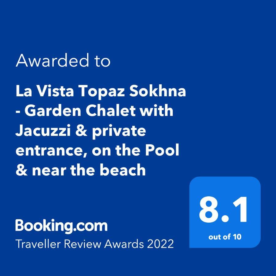 La Vista Topaz Sokhna - Garden Chalet With Jacuzzi & Private Entrance, On The Pool & Near The Beach Ain Sukhna Exterior photo
